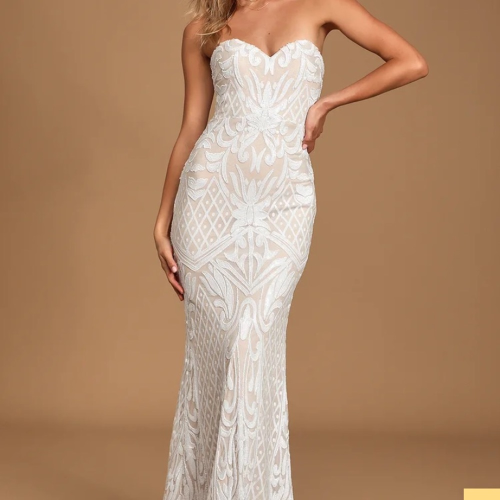 Wedding dress/ white formal